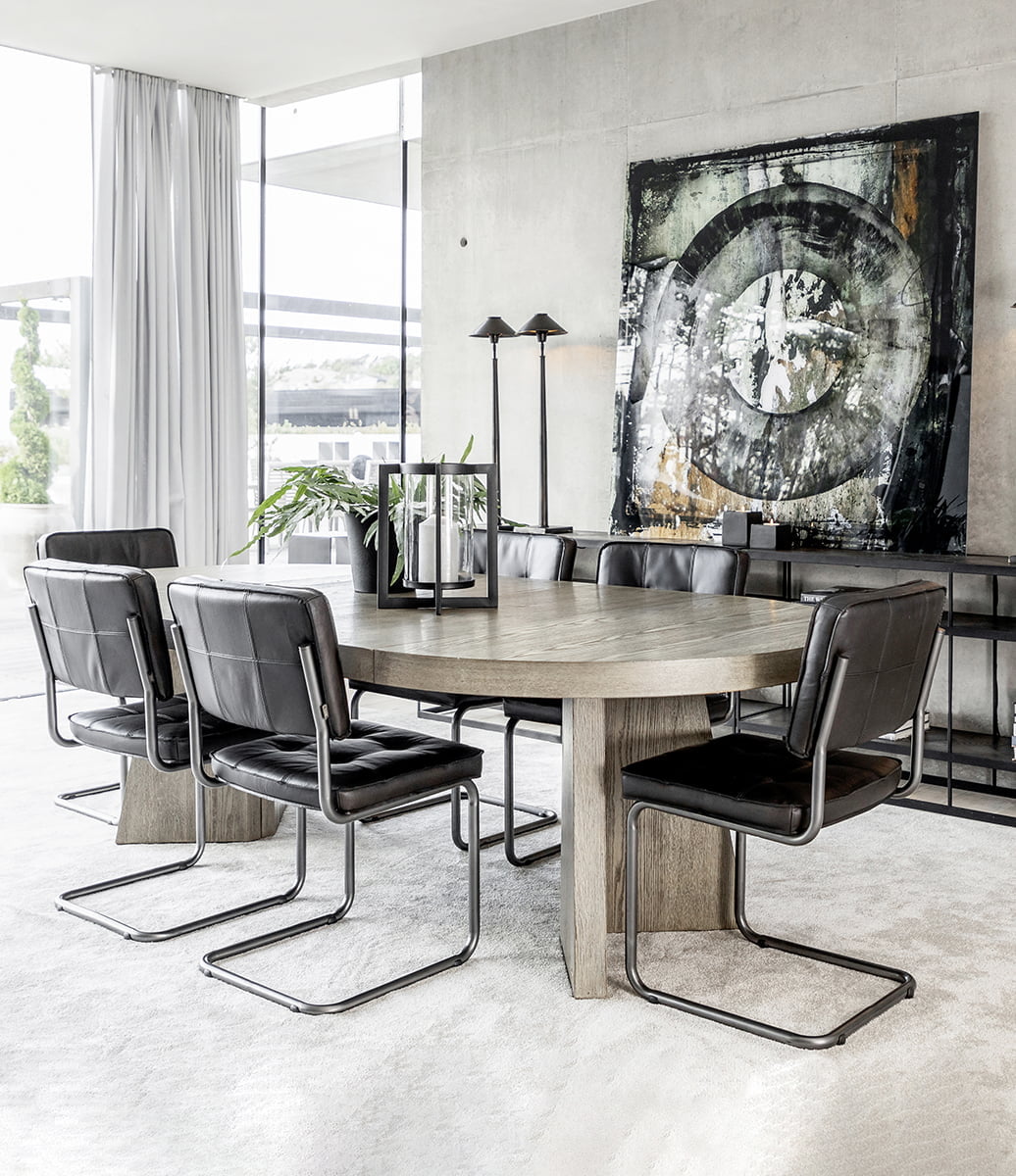 Trent Matbord Förlängningsbart - Antique grey