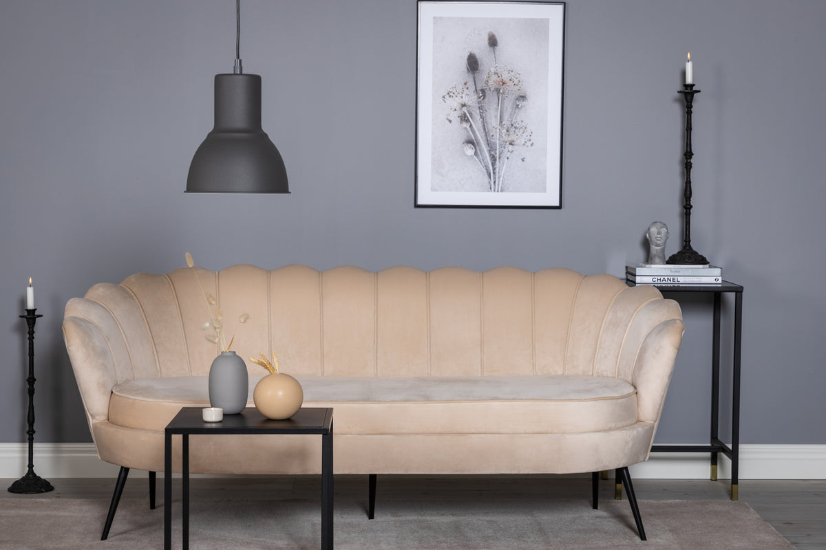 Calais Soffa Sammet - Beige