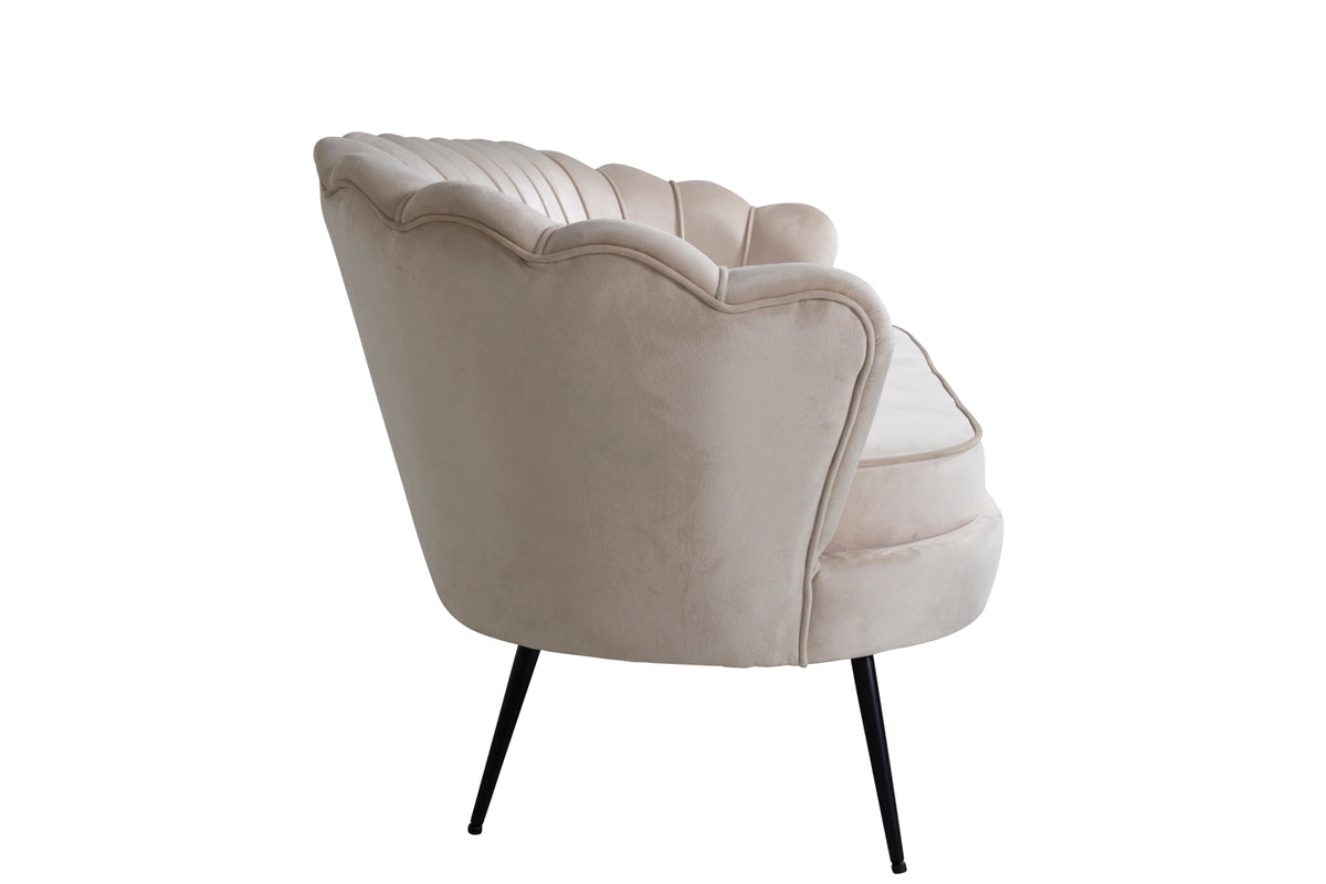 Calais Soffa Sammet - Beige