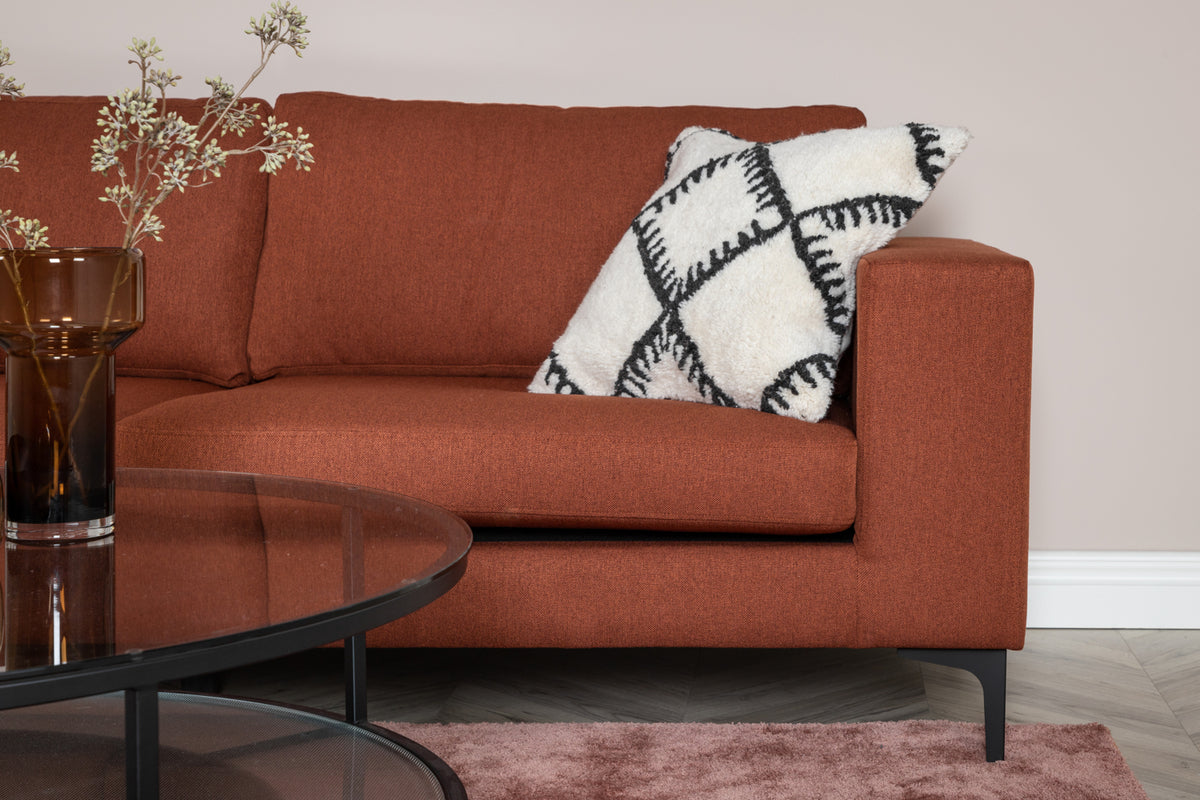 Bolero soffa Röd 3-sits