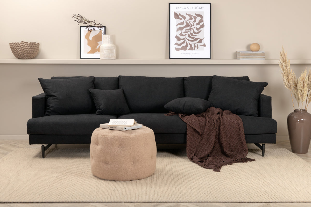 Sofia 3-sits Soffa - Svart