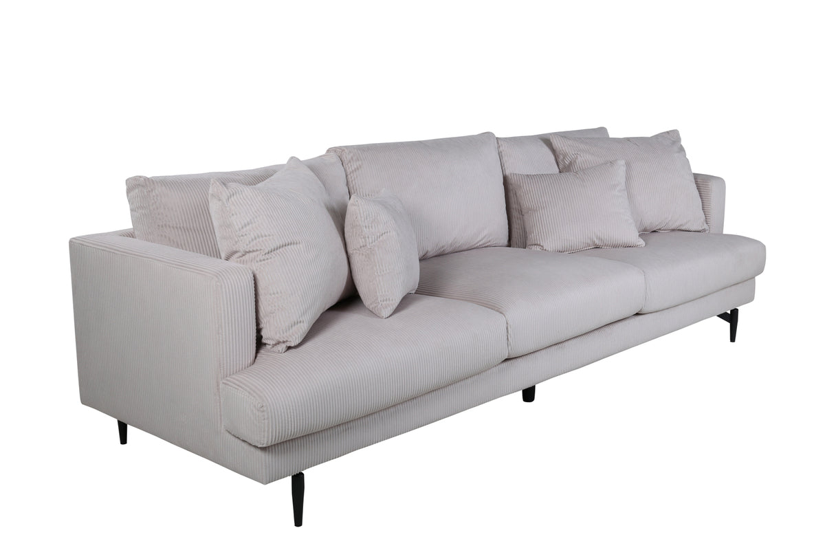 Sofia 3-sitssoffa - Beige Manchester