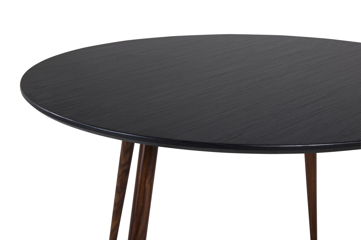 Plaza matbord mörkbrun/svart