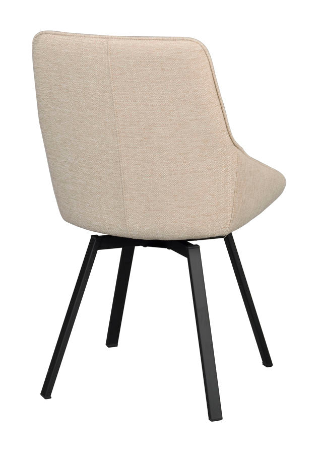 Alison matstol snurr - ljusbeige