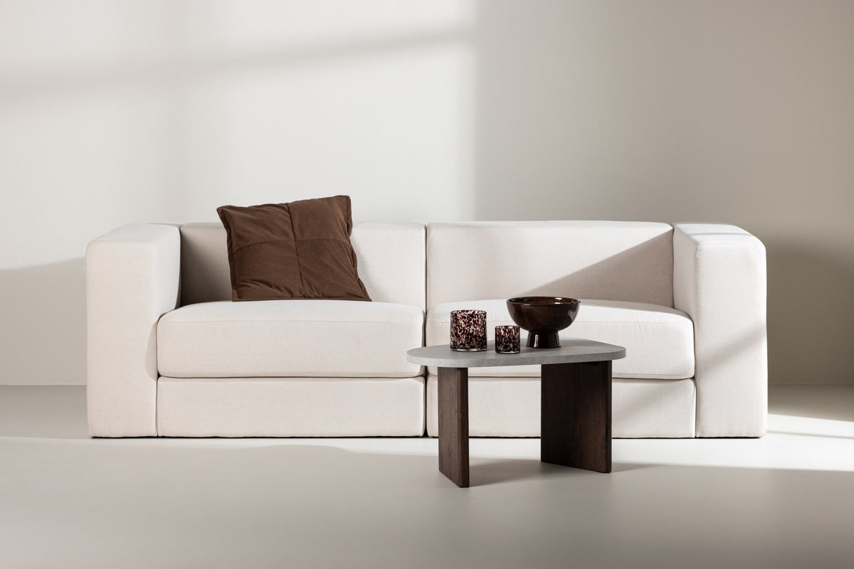 Lumi 3-sits soffa - vit