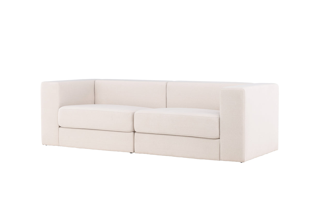 Lumi 3-sits soffa - vit