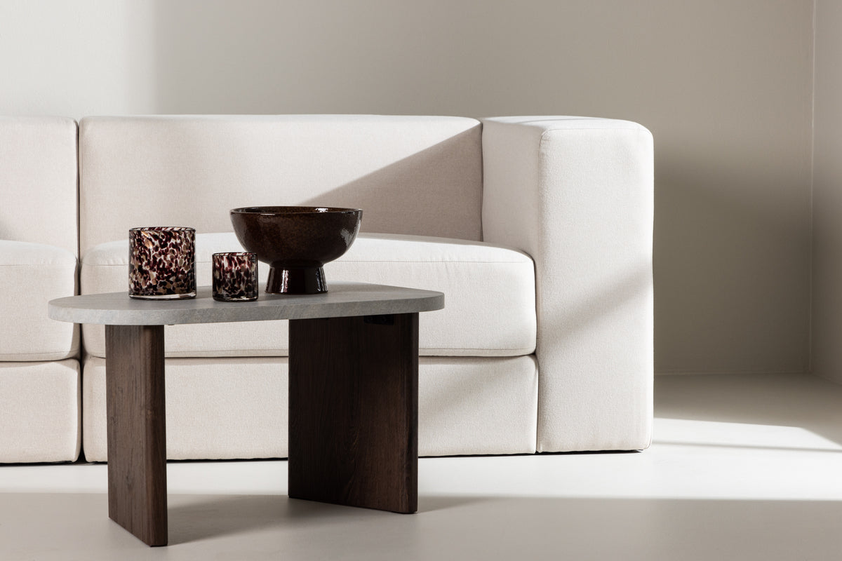 Lumi 3-sits soffa - vit
