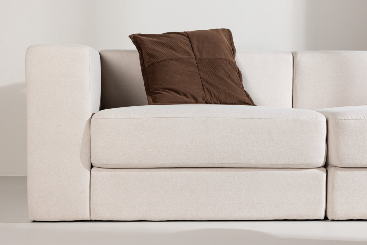 Lumi 3-sits soffa - vit