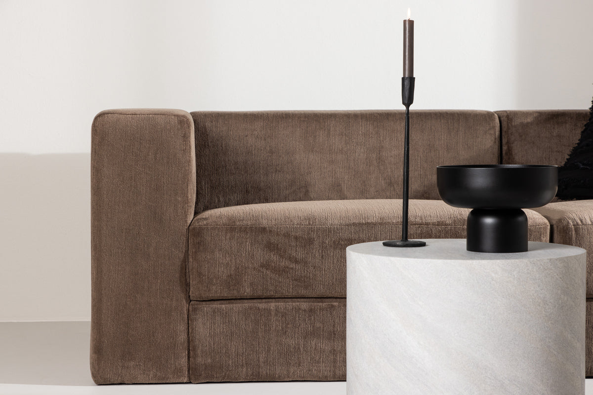 Lumi 3-sits soffa - brun