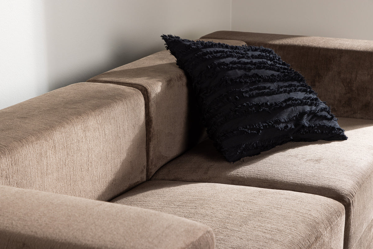 Lumi 3-sits soffa - brun