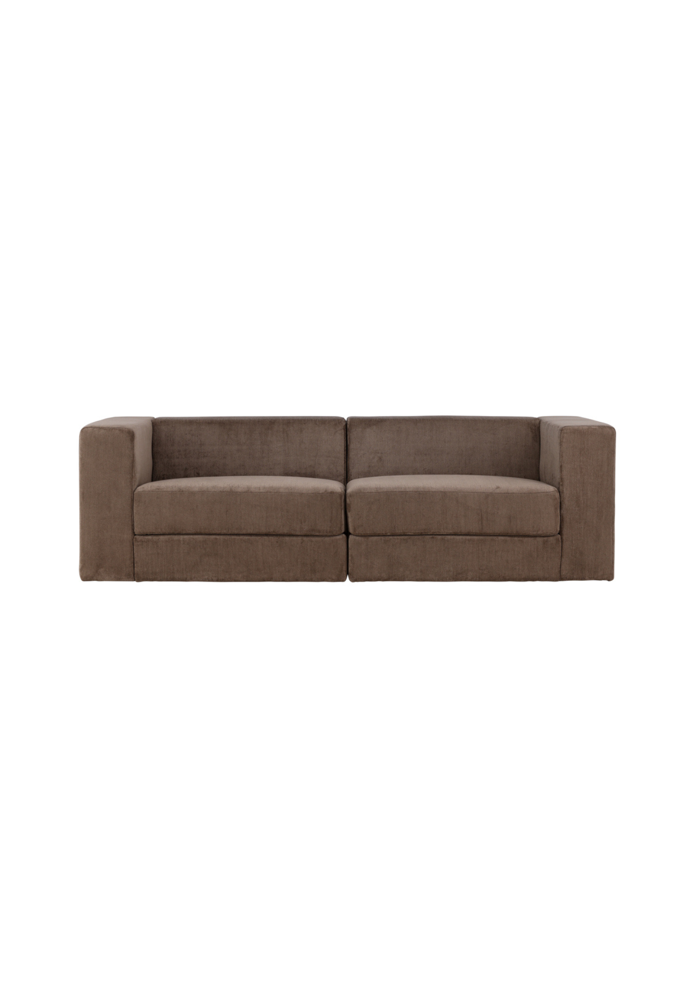 Lumi 3-sits soffa - brun