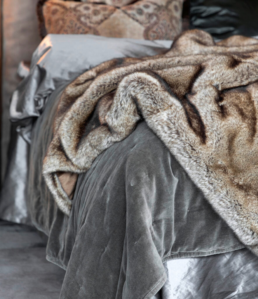 Överkast Santana washed taupe