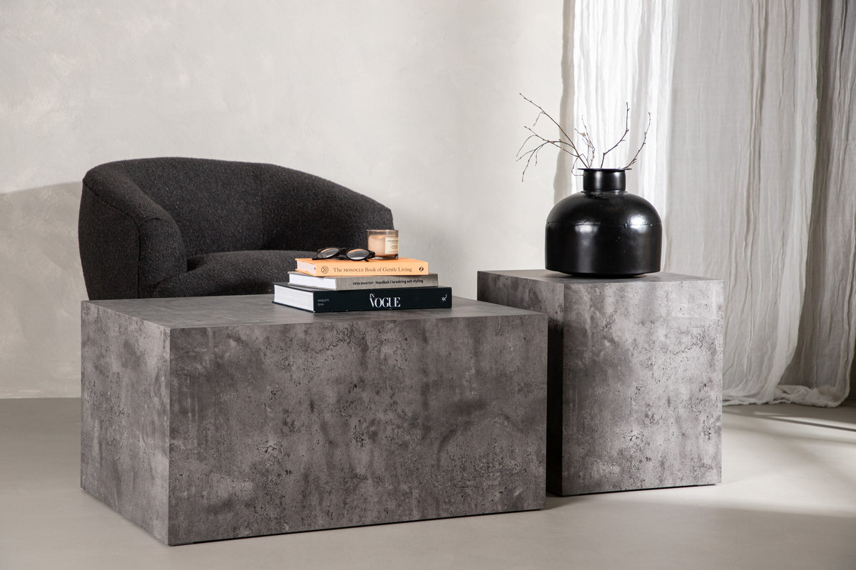 York Soffbord - Grey 80 cm