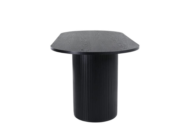 Bianca Matbord Oval Svart