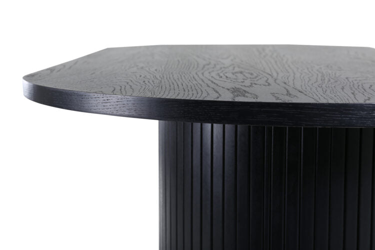 Bianca Matbord Oval Svart