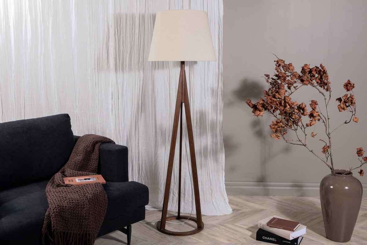 Kona - Golvlampa brun