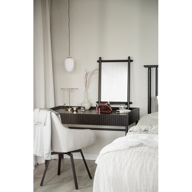 Alison karmstol snurr - beige