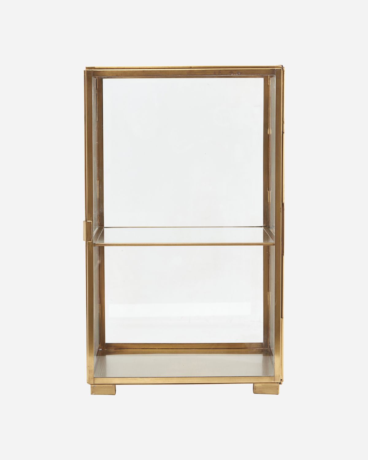 Skåp Glas Mässing