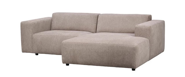 Willard 3-sitssoffa / schäslong höger beige
