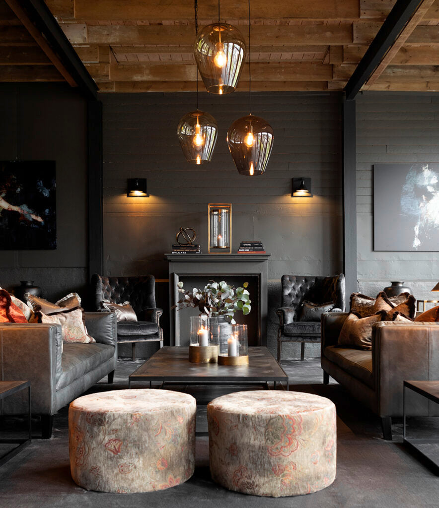 Infinity taklampa smokey grey