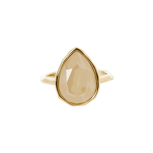 EVE RAINDROP RING – OYSTER