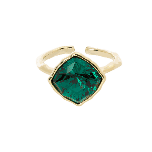 Lova Square ring - Emerald