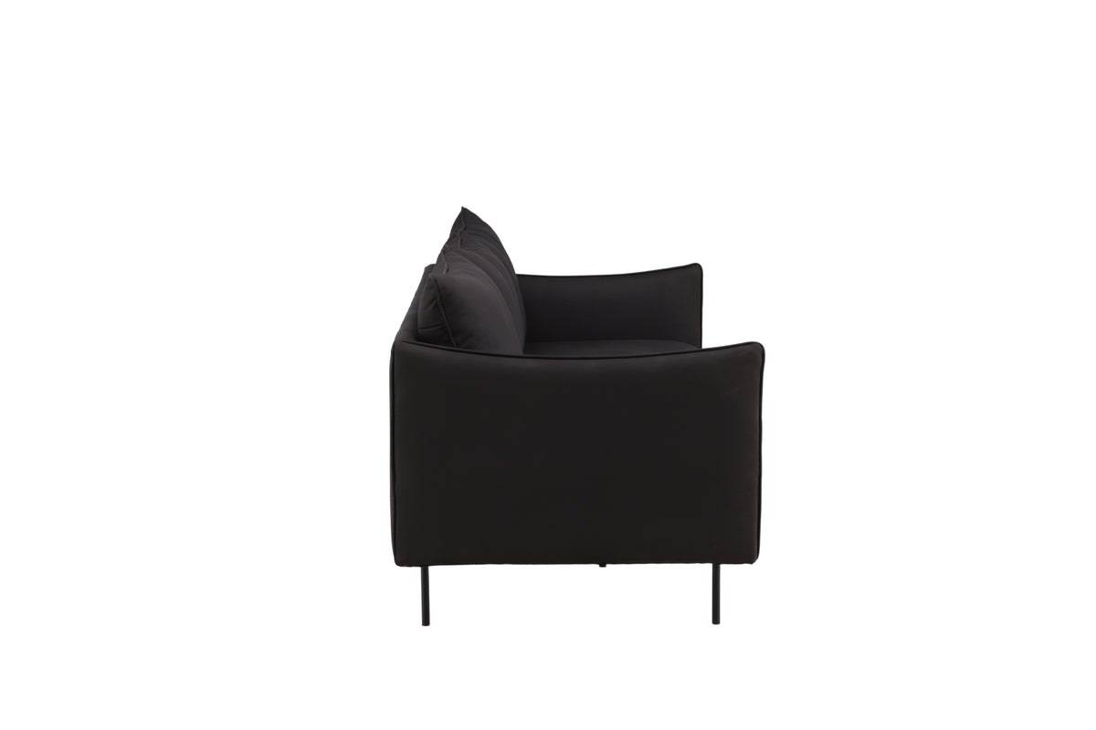 Brunskär 3-Sits Soffa Svart