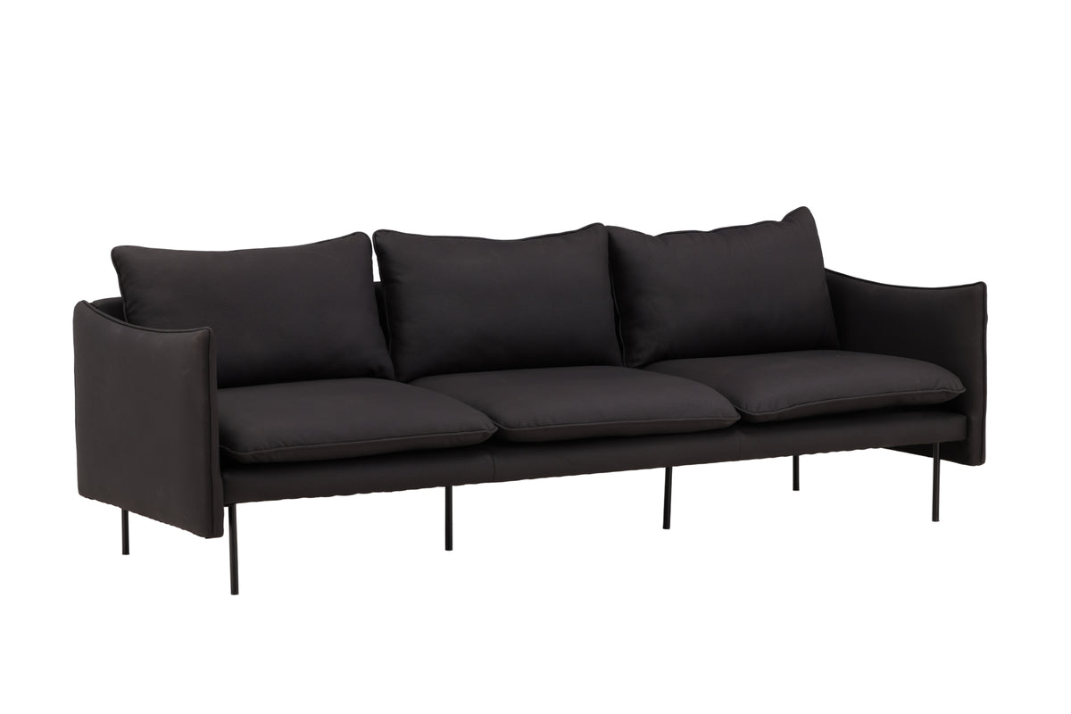 Brunskär 3-Sits Soffa Svart