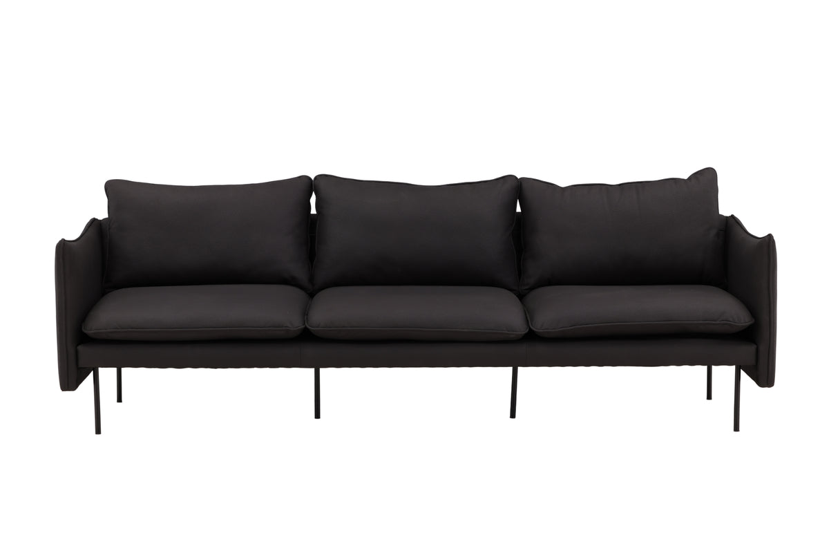 Brunskär 3-Sits Soffa Svart