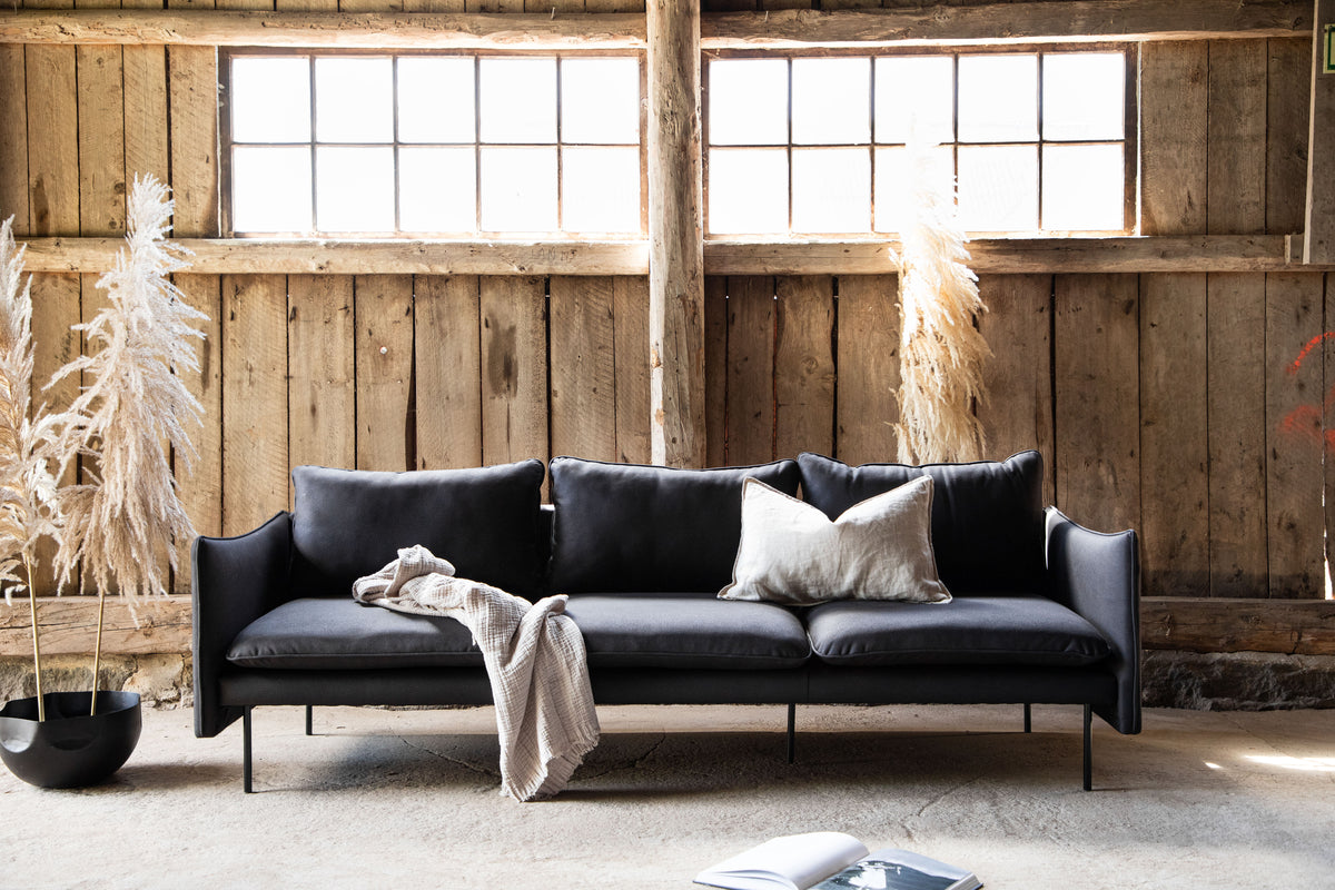 Brunskär 3-Sits Soffa Svart
