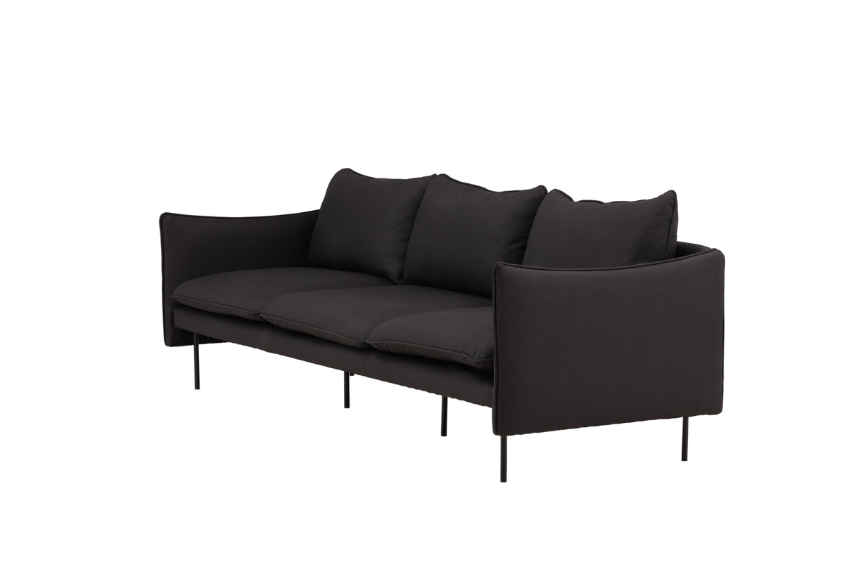 Brunskär 3-Sits Soffa Svart