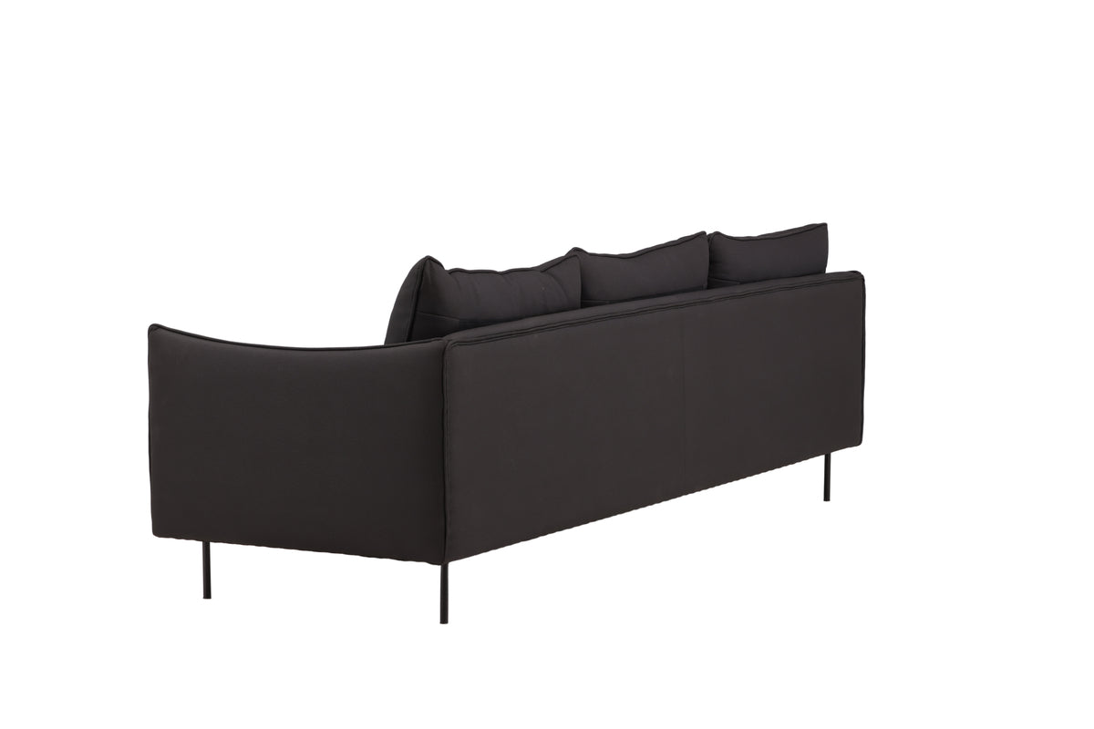 Brunskär 3-Sits Soffa Svart