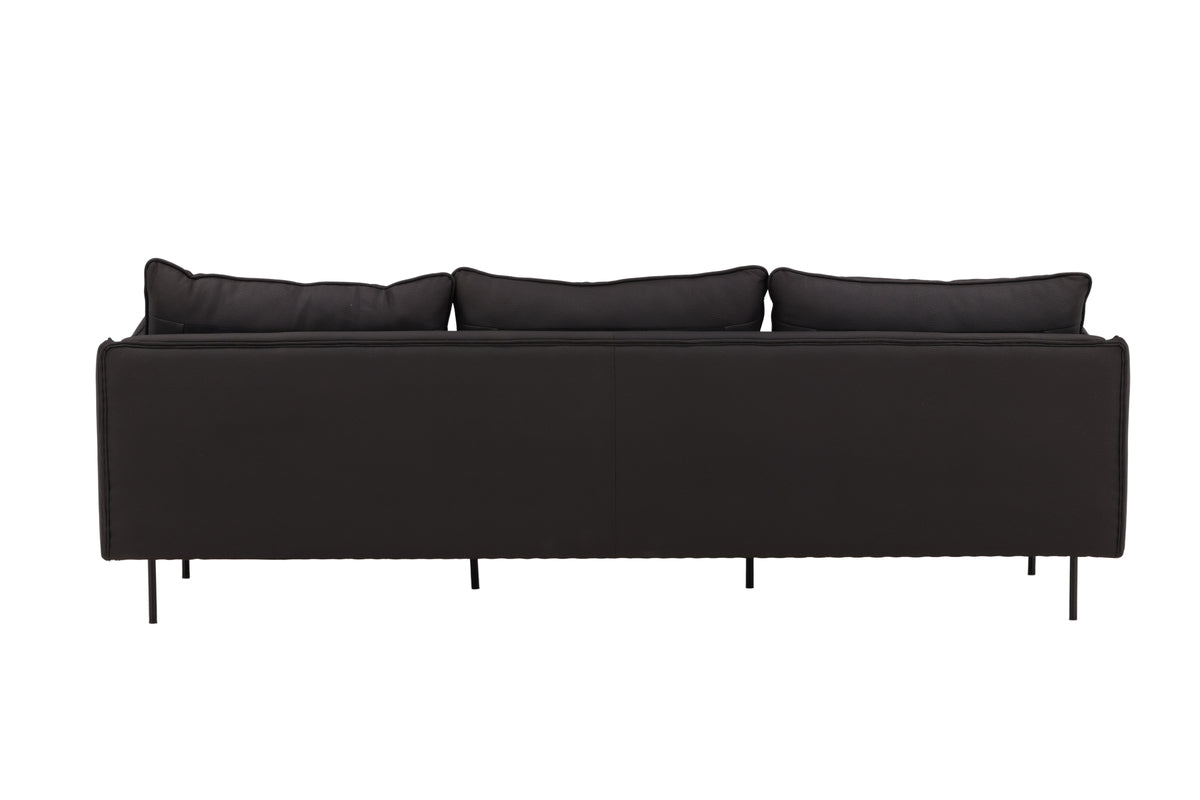 Brunskär 3-Sits Soffa Svart