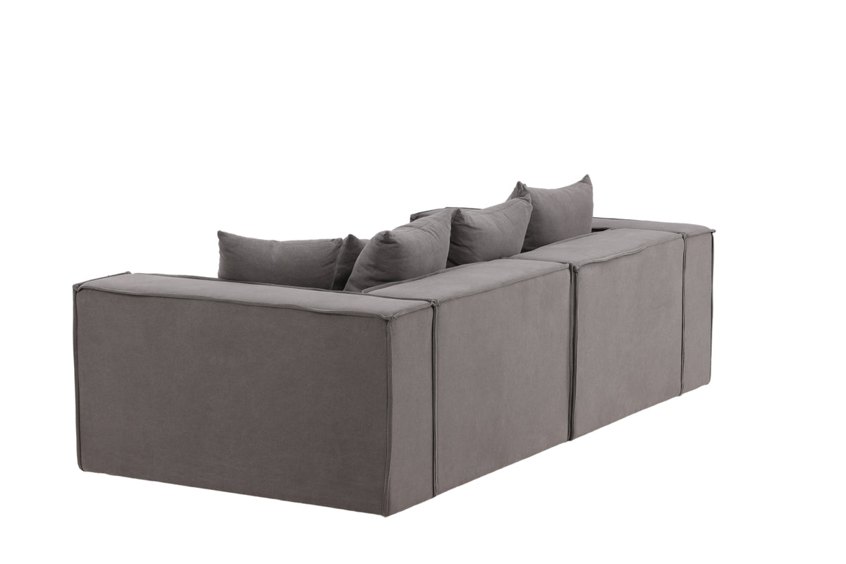 Gillholmen 3-Sits Soffa - Grå