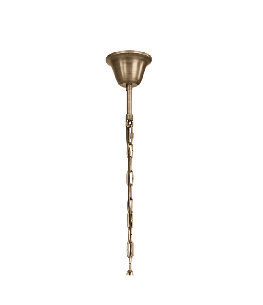 Nest taklampa mässing stor