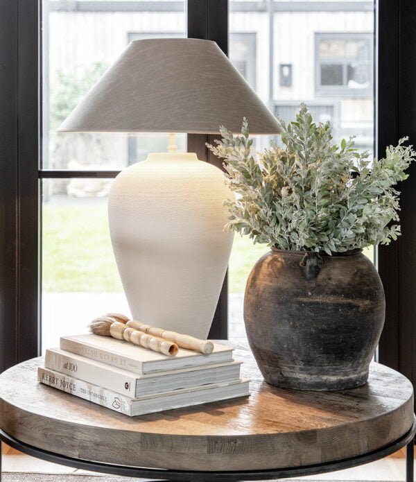 Florence bordslampa vit