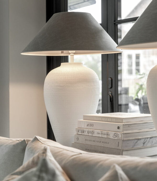 Florence bordslampa vit