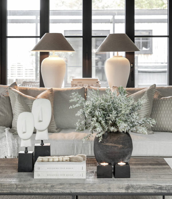 Florence bordslampa vit