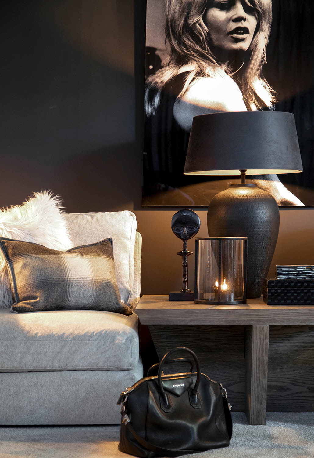 Trent Soffbord - Antique grey
