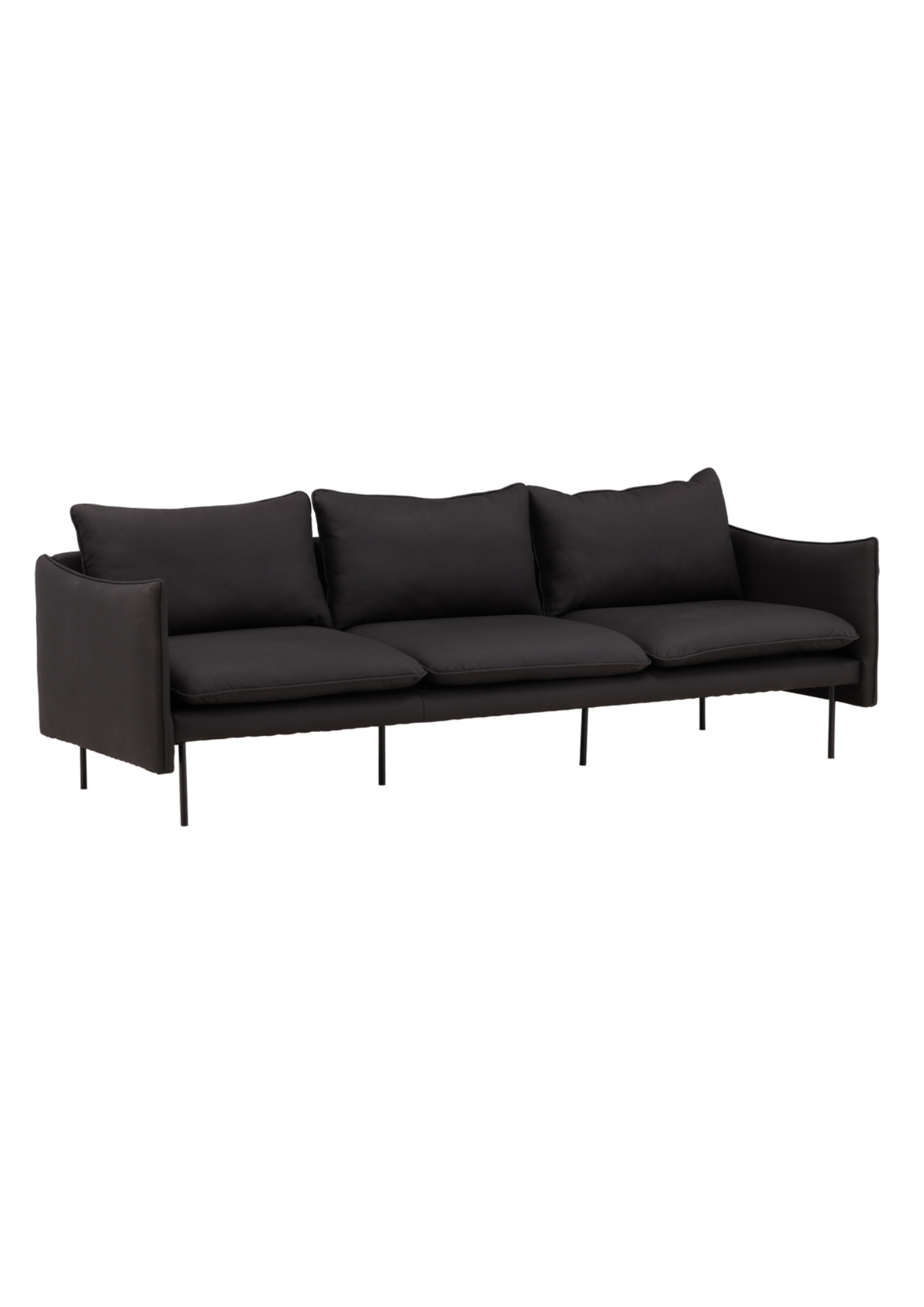 Brunskär 3-Sits Soffa Svart