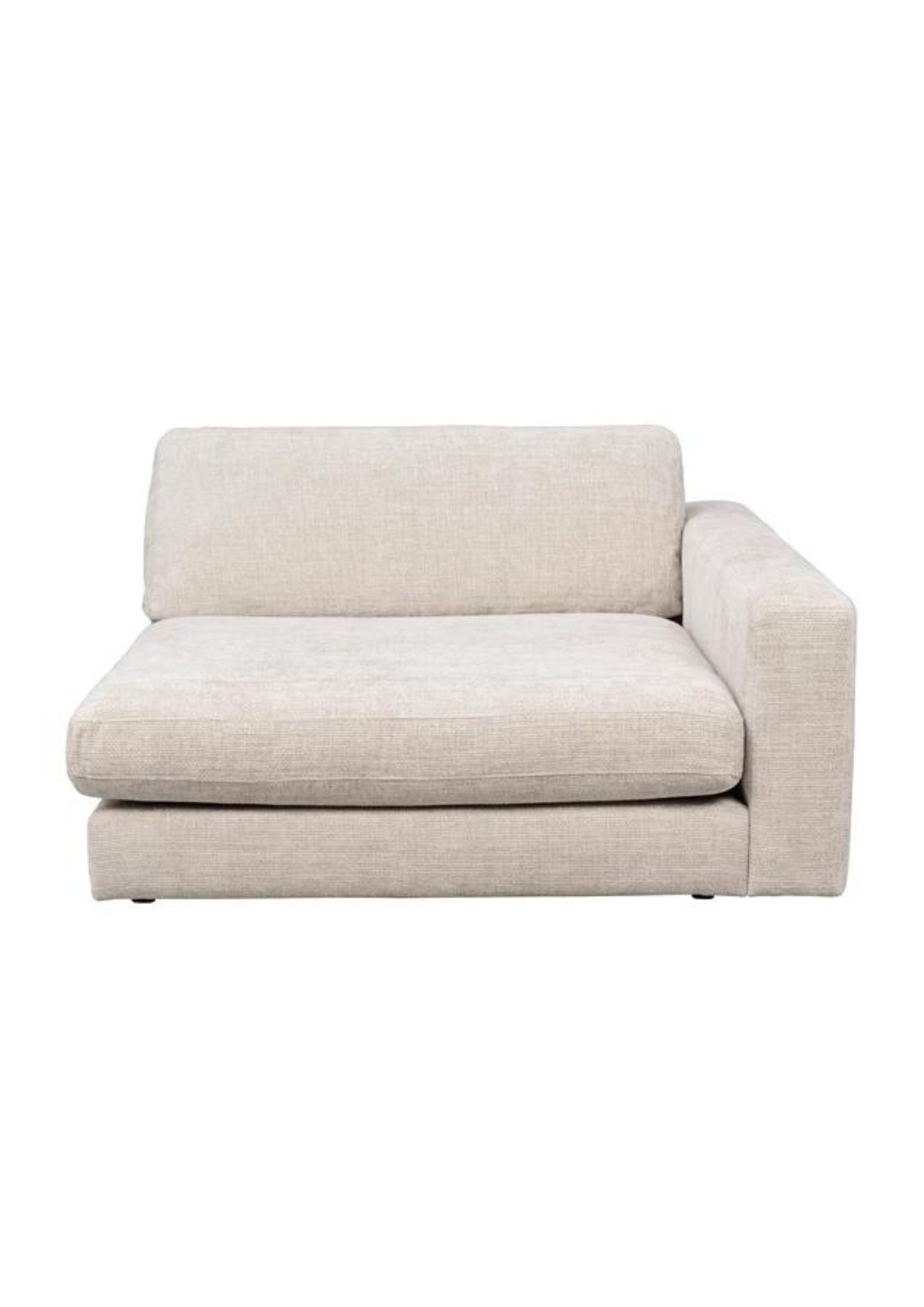 Duncan schäslong / armstöd ljusgrå Höger