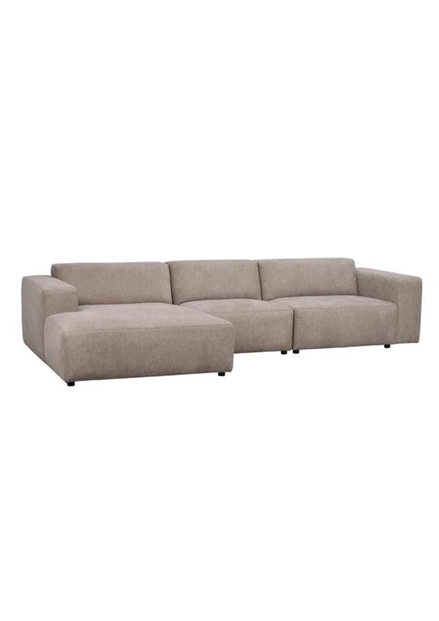 Willard 4-sitssoffa / schäslong beige