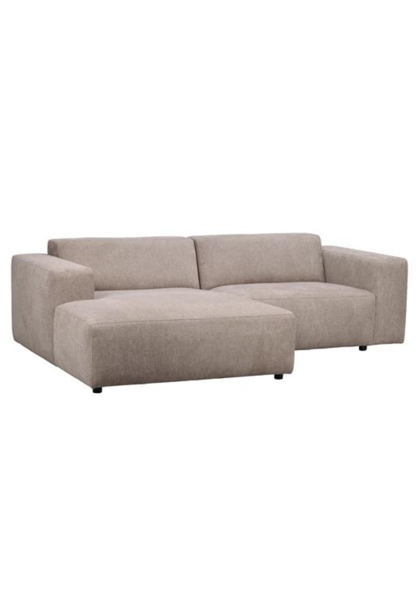 Willard 3-sitssoffa / schäslong beige vänster