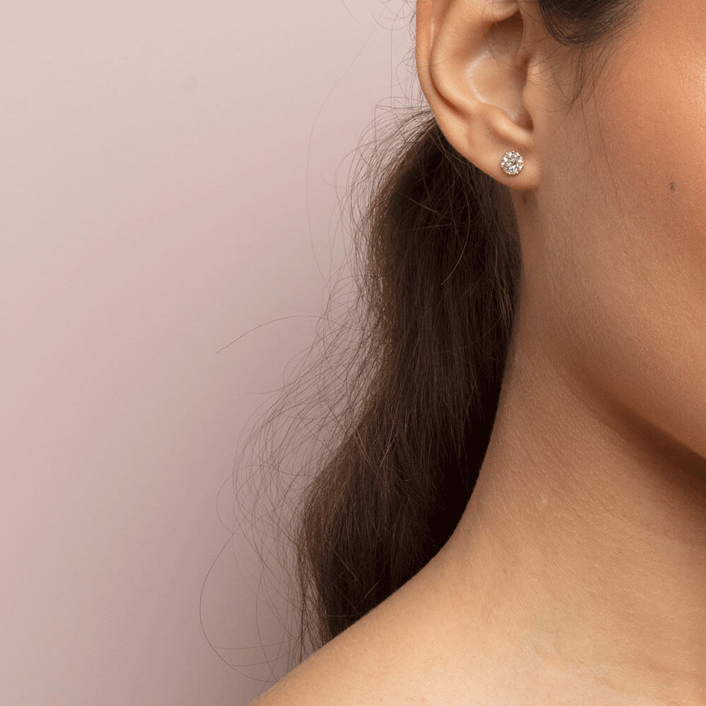 Örhänge Petite Miss Sofia - Crystal Guld