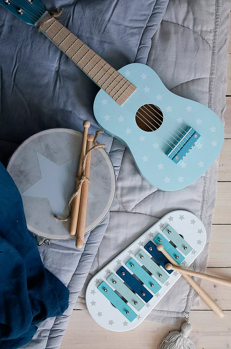 Gitarr blå