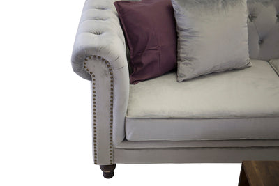 Velvet Soffa Grå
